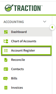 Account Register