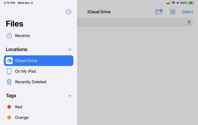 Files on IPad