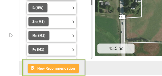 New recommendation