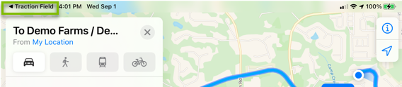 Return to Traction Field