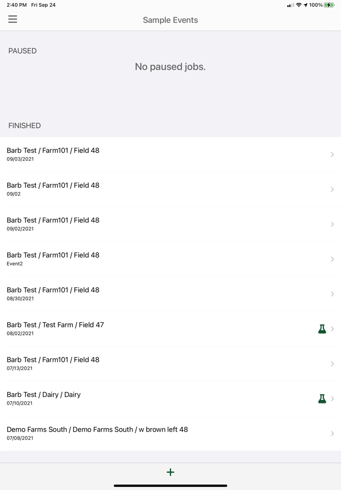 Sampled Events