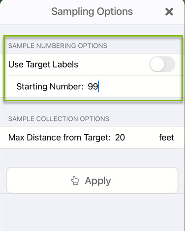 Sampling Labels