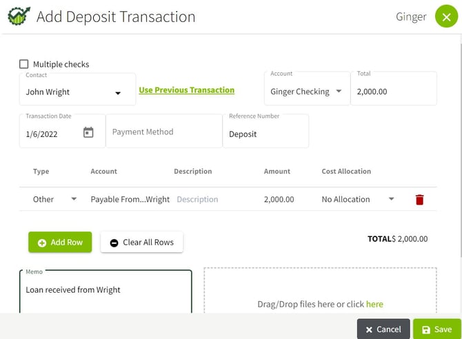 Deposit 3