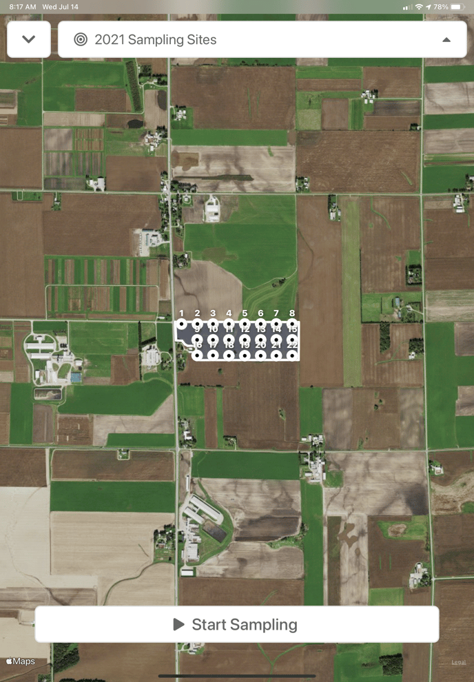 Target to Sampling Event